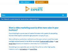 Tablet Screenshot of businessvideoexperts.com